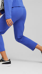 Puma t7 high waist pants women in blue - Model Shot 02