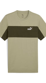 PUMA ESSENTIALS tee - dark olive