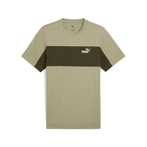 PUMA ESSENTIALS tee in dark olive