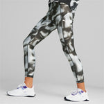 Puma modern sports printed 7/8 leggings women in black - Model Shot 01