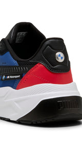 Puma BMW M motorsport trinity 2 sneakers in black and pro blue - Back View