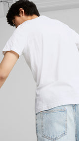 Puma BMW M motorsport essentials logo tee in black - Model Shot 02