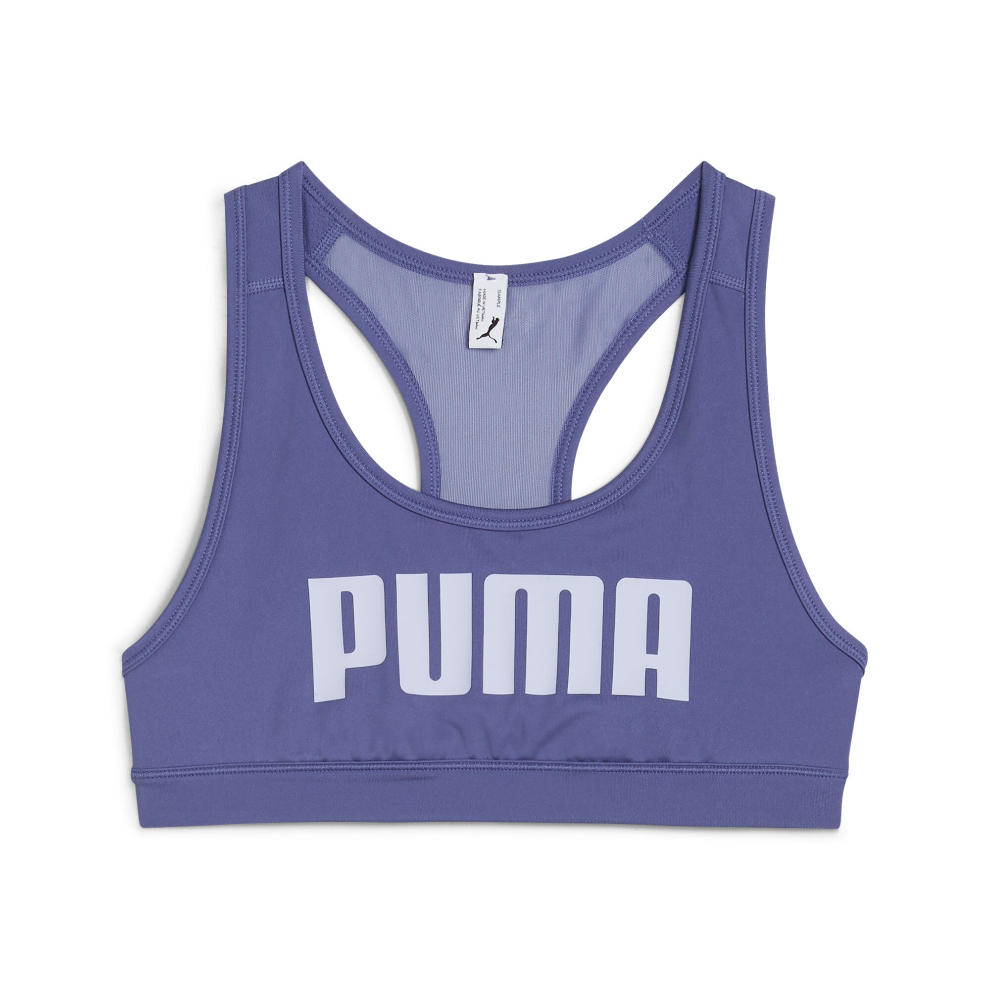 Puma 4keeps bra in blue crystal - Front View