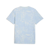 PUMA manchester city ftblculture printed tee men in sea glass — back view