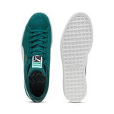 Puma suede classic sneakers in dark myrtle and white - Side View 02