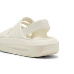 Puma flatter sandals in alpine snow - Back View