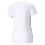 Puma classics logo tee in black - Back View