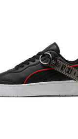 Puma F1® ca match sneakers in black and pop red - Side View 01