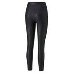 Puma training safari glam high waisted 7/8 leggings in black - Back View