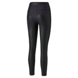 Puma training safari glam high waisted 7/8 leggings in black - Back View