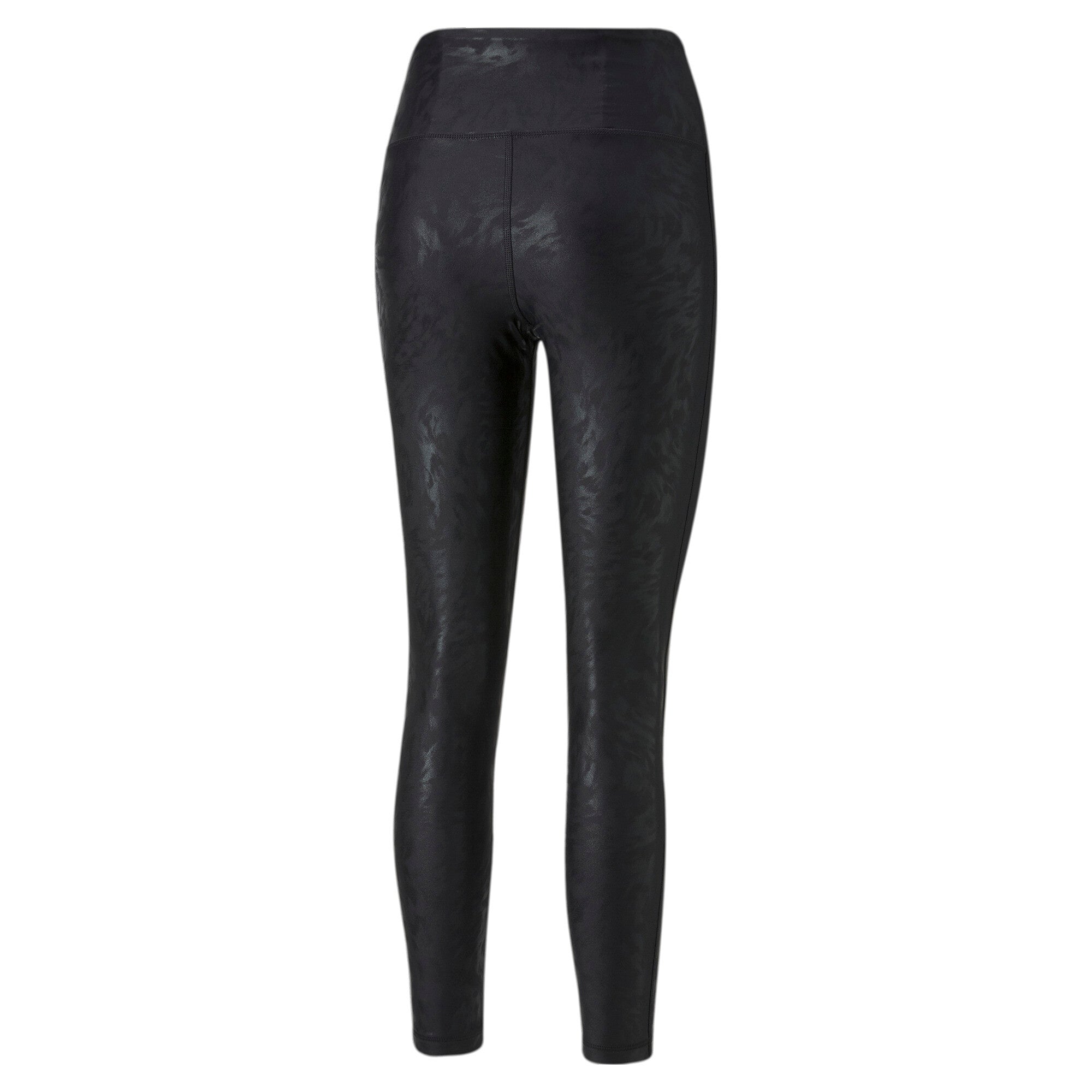Puma training safari glam high waisted 7/8 leggings in black - Back View
