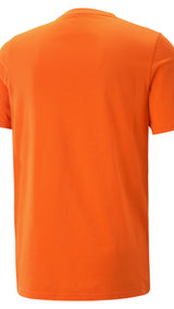 Puma graphics cat tee in orange - Back View