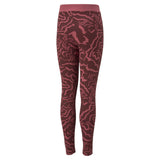 Puma alpha printed leggings youth in purple - Back View