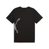 Puma train all day big logo tee in black - Back View