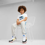 PUMA X HOT WHEELS™ sweatpants in light gray heather - light gray heather