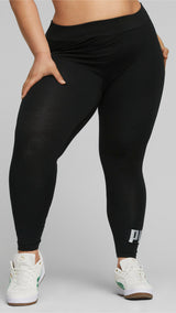 Puma essentials+ metallic leggings women in black - Model Shot 02