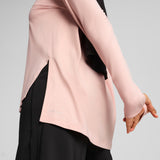 Puma modest oversized tee in rose quartz - Model Shot 02