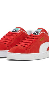 Puma suede classic sneakers in for all time red and white - Front View