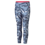 Puma modern sports printed 7/8 tights youth in blue - Front View