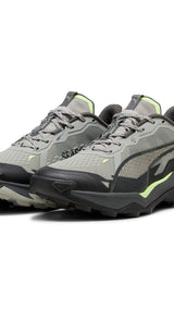 Puma explore NITRO™ 2 hiking shoes in smokey gray and black - Front View
