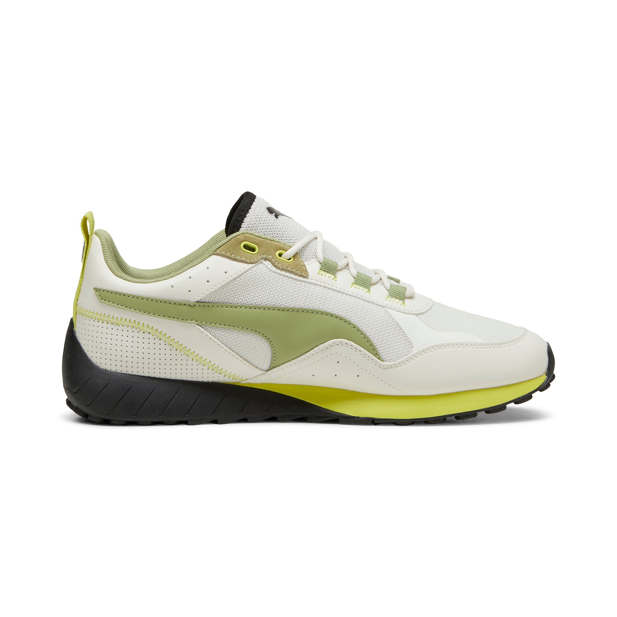 Puma BMW M motorsport SPEEDFUSION 2.0 sneakers in vapor gray and calming green - Side View 03