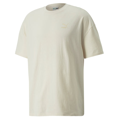 PUMA classics oversized tee in off-white