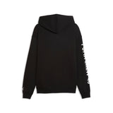 PUMA graphics training hoodie men in black — back view