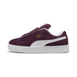 Puma suede XL sneakers in midnight plum and white - Side View 01