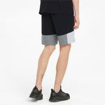 Puma ess+ block shorts men in black - Model Shot 02