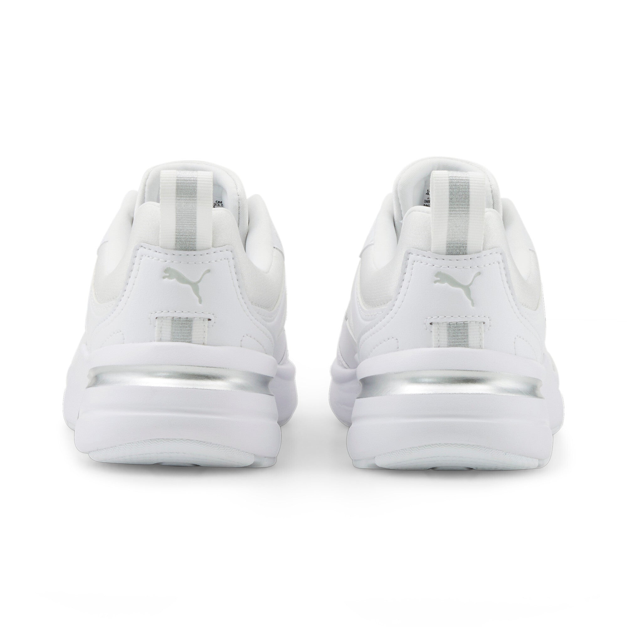 Puma fs runner metallic sneakers in black - Back View