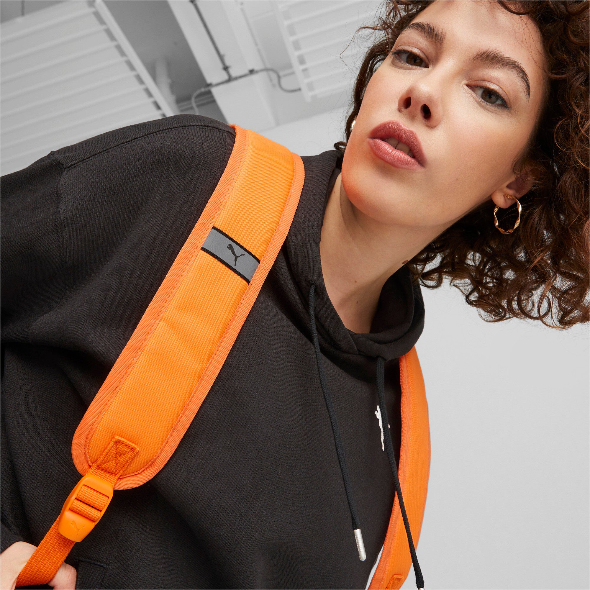 Puma phase backpack rickie in black - Model Shot 02