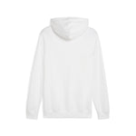Puma essentials no. 1 logo hoodie in white - Back View