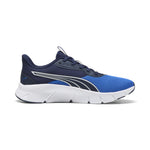 Puma FlexFocus lite modern running shoes in vivid blue and navy - Side View 03