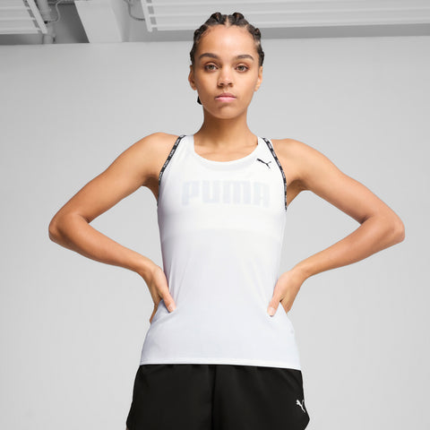 PUMA strong tank top in white