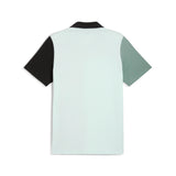 Puma scuderia Ferrari HP race lifestyle polo in green moon - Back View