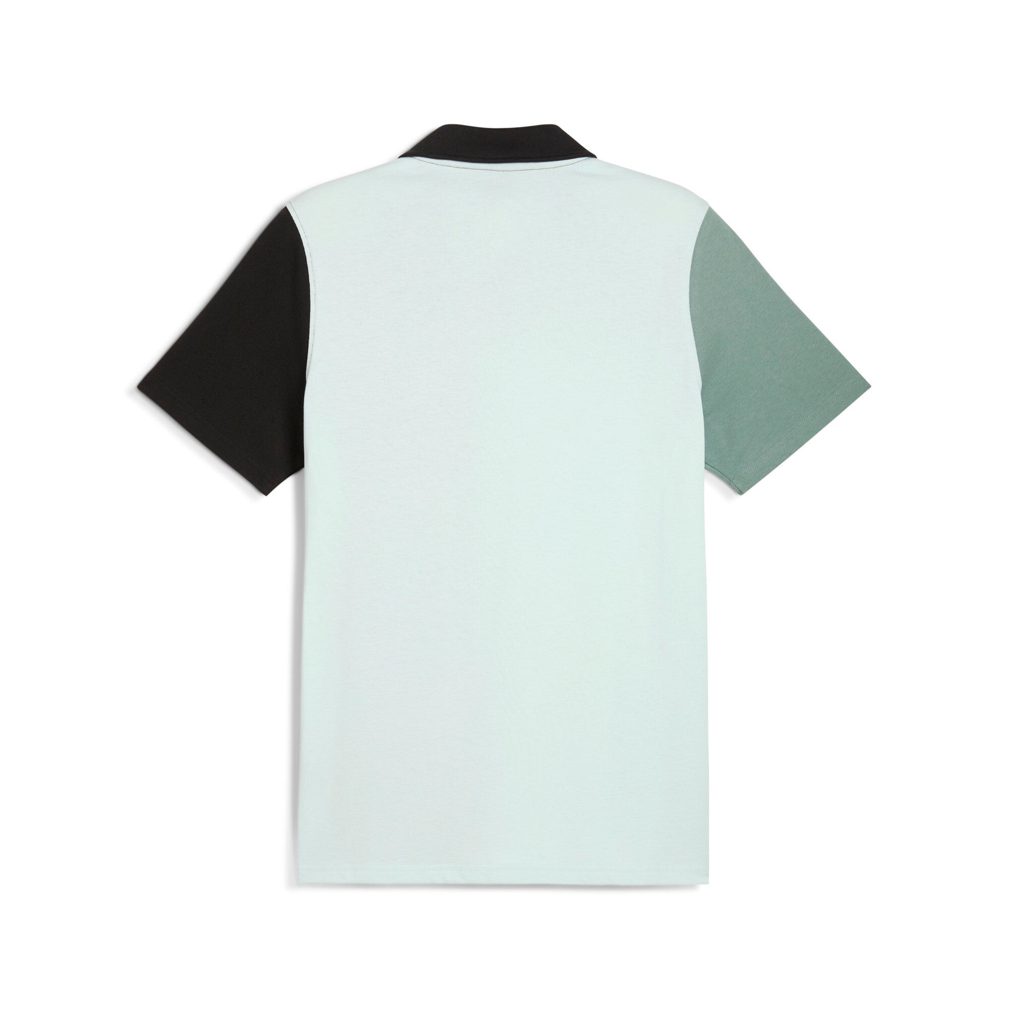 Puma scuderia Ferrari HP race lifestyle polo in green moon - Back View