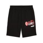 Puma AC Milan ftblNRGY shorts in black and for all time red - Front View