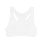 Puma 4keeps bra in white and black - Back View