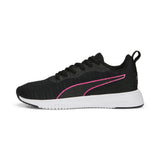 Puma flyer flex women's running shoes in black - Side View 01