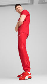 Puma scuderia Ferrari HP race sweatpants in rosso corsa - Model Shot 03