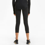 Puma favourite women's 3/4 running leggings in black - Model Shot 02