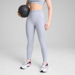 Puma lace high-waisted 7/8 tights in cool weather - Model Shot 01
