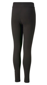 Puma essentials+ logo lab leggings youth in black - Back View