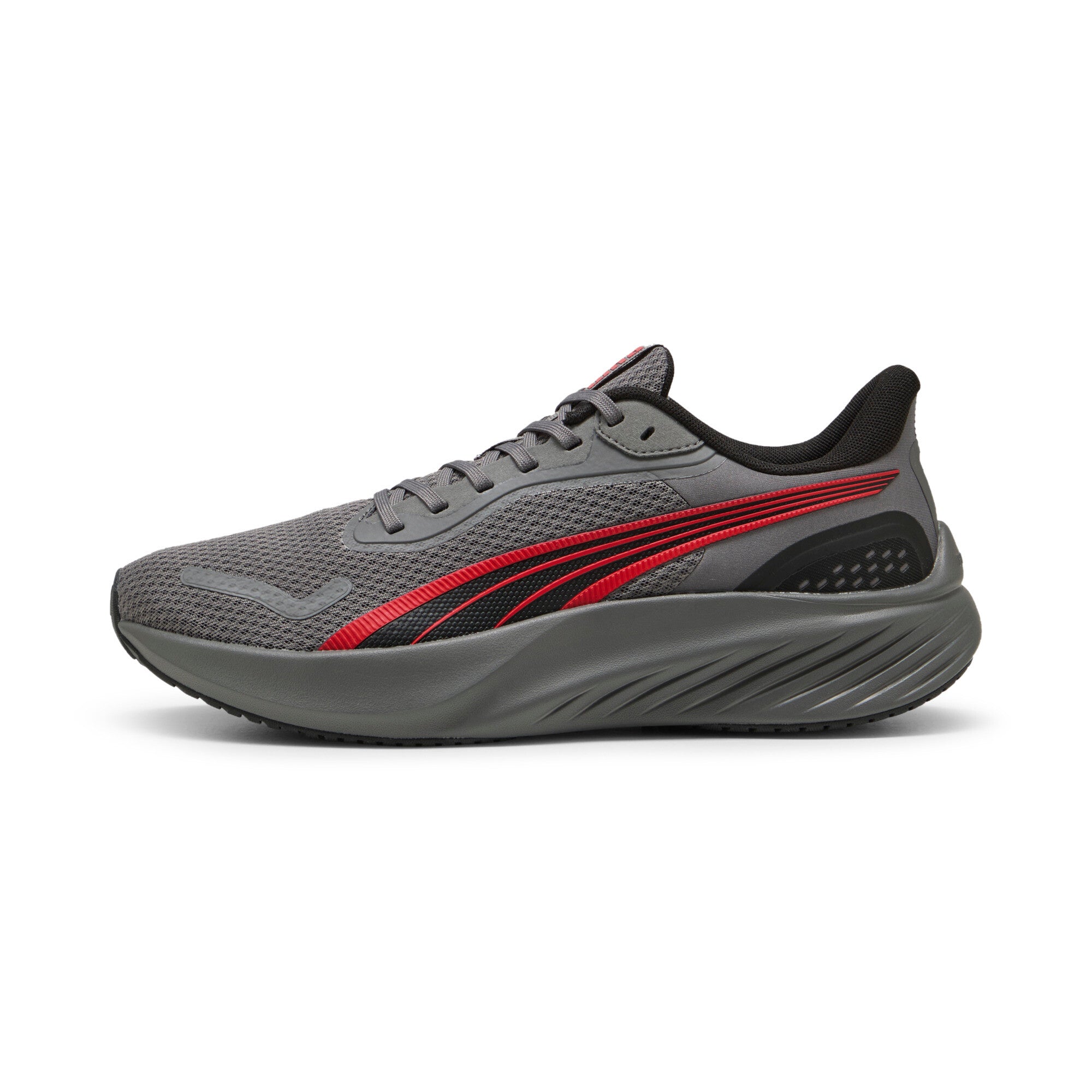 Puma running pounce lite shoes in gray - Side View 01