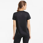 Puma running favourite short sleeve tee in black - Model Shot 02