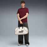 PUMA PUMATECH tee in dusky gray - ruby shimmer