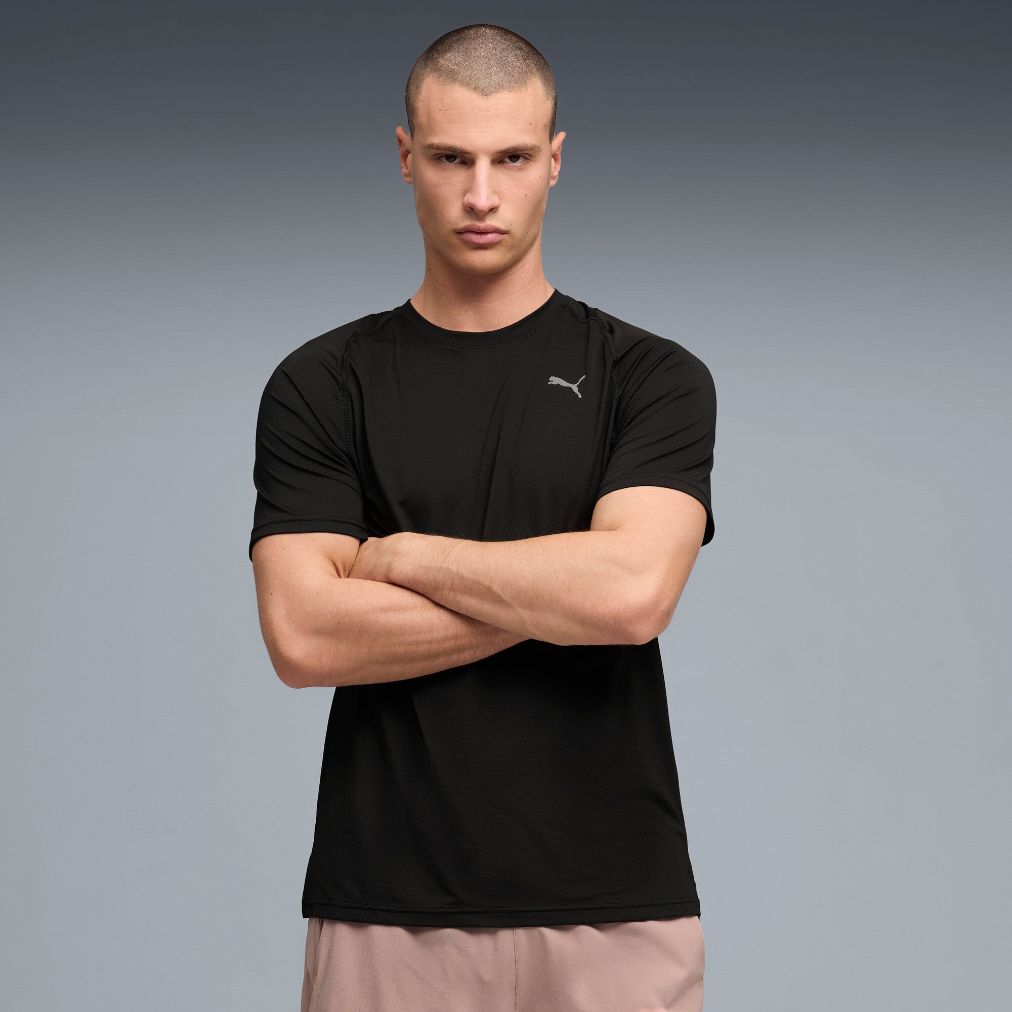 PUMA PWRMODE training tee men in black