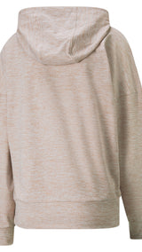 Puma training cloudspun hoodie in pink - Back View