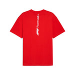 Puma F1® ESS+ relaxed graphic tee in black - Back View