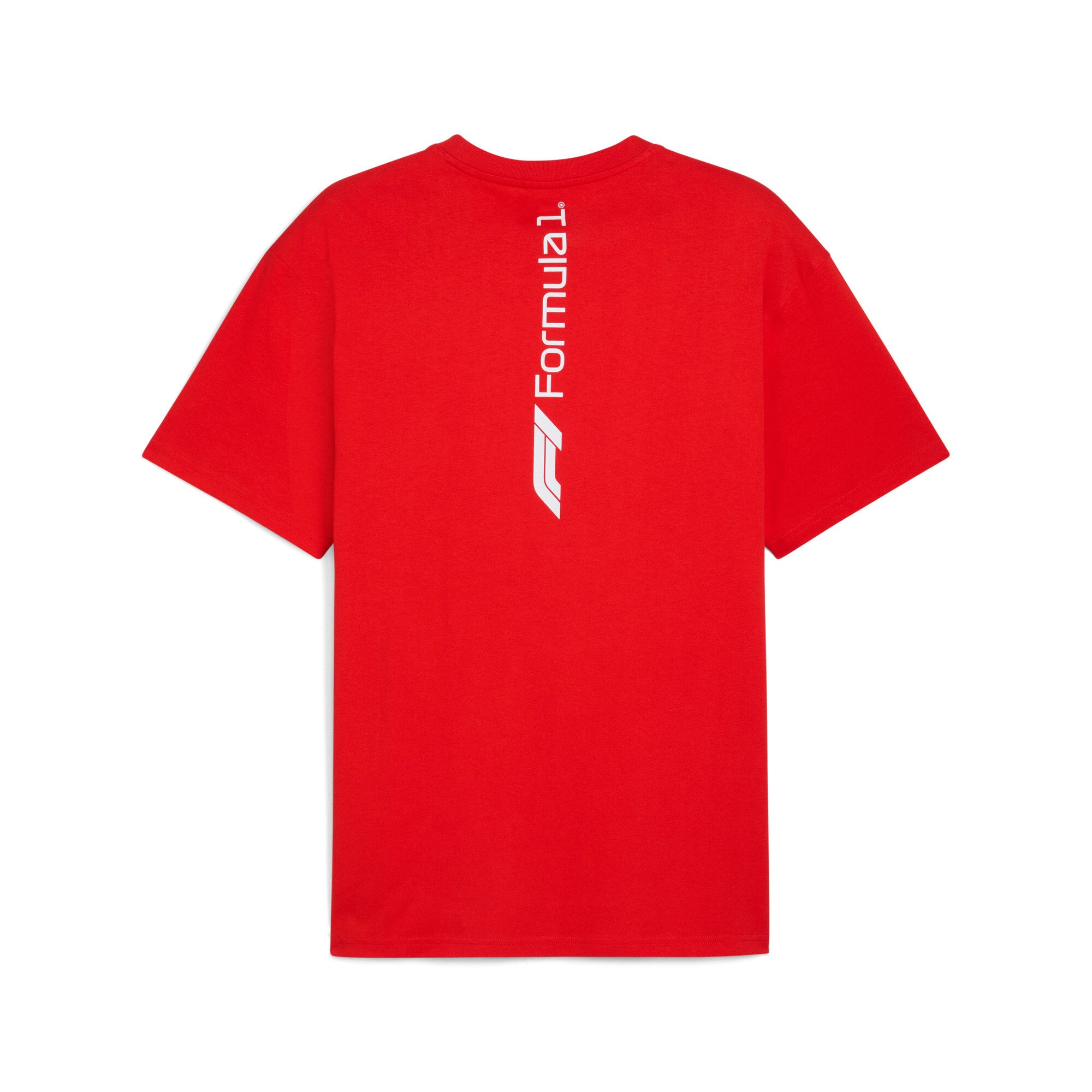 Puma F1® ESS+ relaxed graphic tee in black - Back View